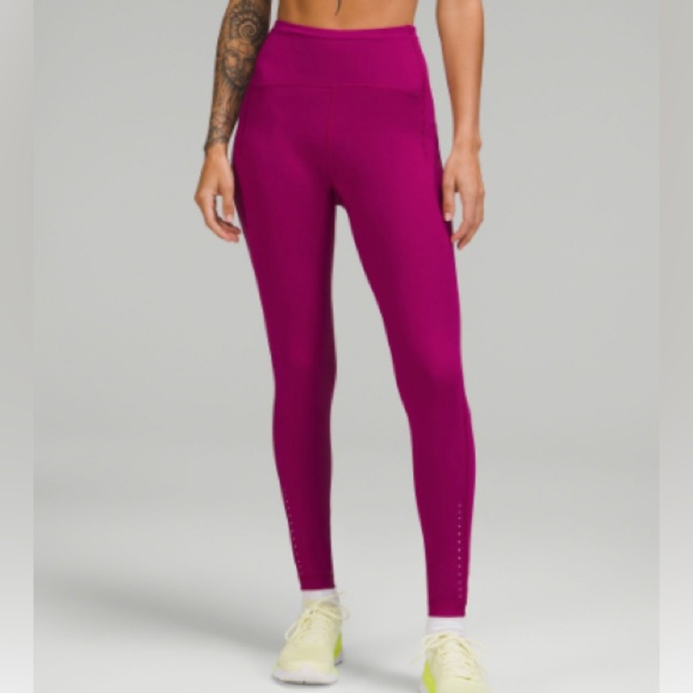 Lululemon Magenta Swift Speed High-Rise 28” Leggings - Size 6